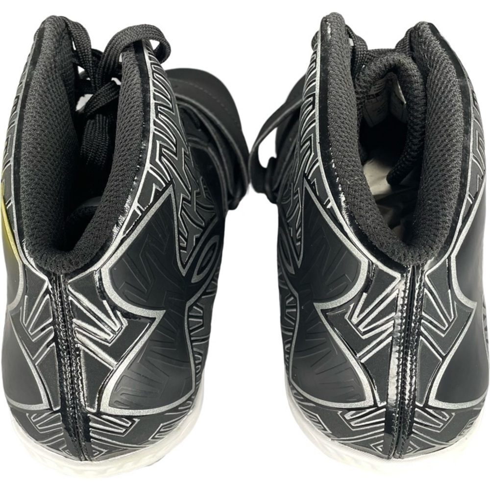 𝅺Under Armour Men's UA C1N Mid Football Cleat 1264317-001 Black SZ 12 - Picture 6 of 11